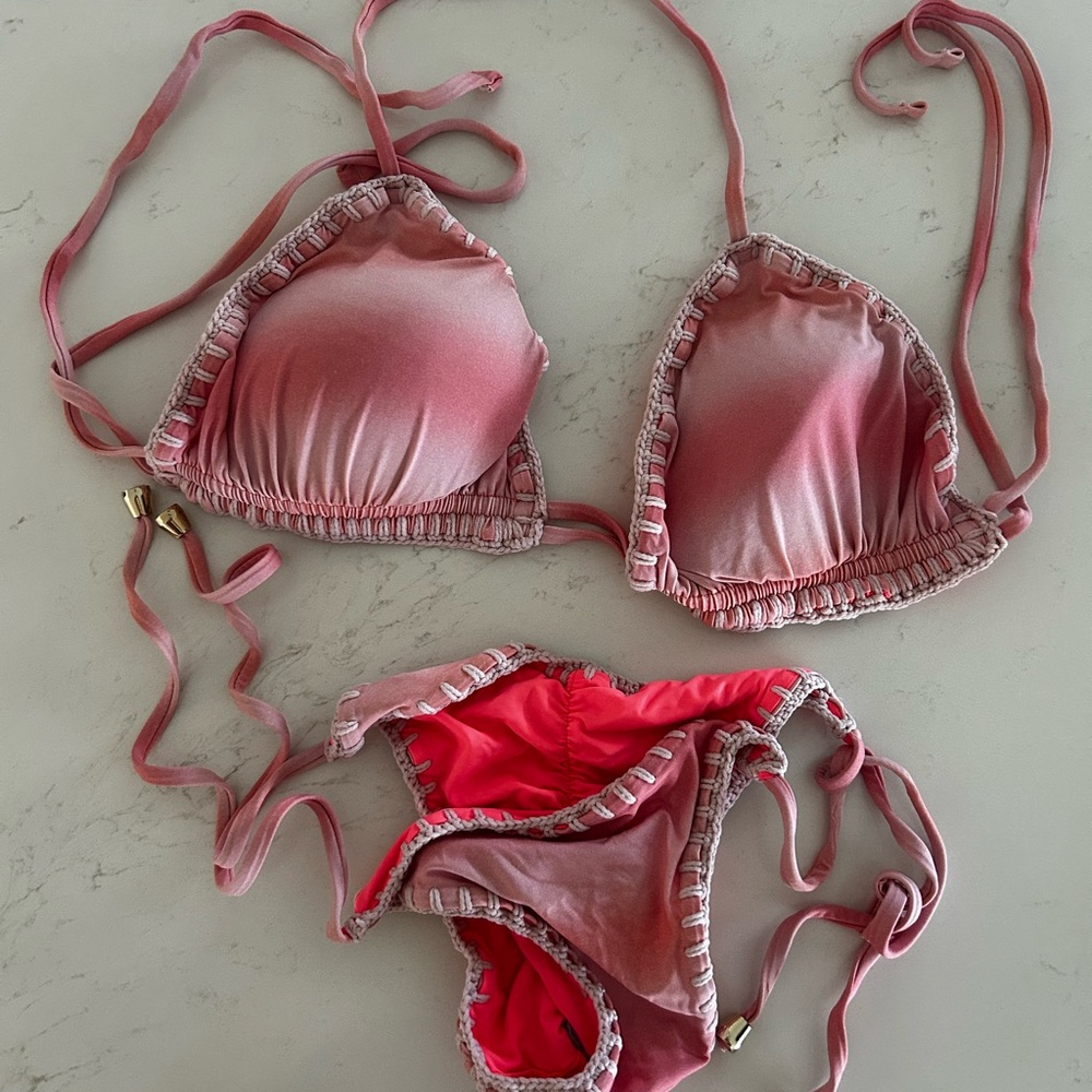Beach Bunny Pink Bikini Set